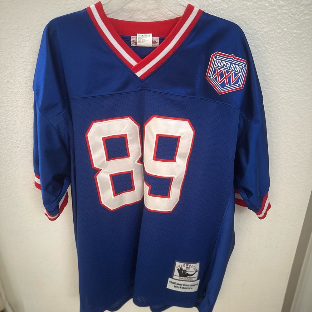 1990 Superbowl Jersey of NY Giants Legend Mark Bavaro